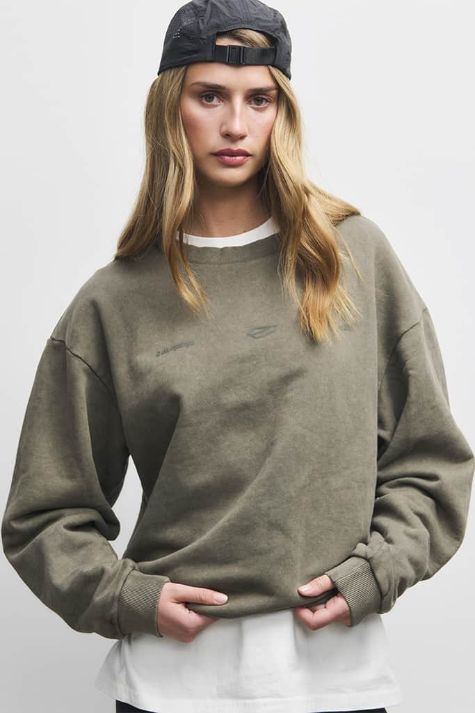 ARKK Apparel ARKK Boxy Crew 1.0 | Olive Crewneck